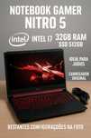 Notebook Gamer Acer Nitro 5 – Intel i7 | 32GB RAM | SSD 512GB