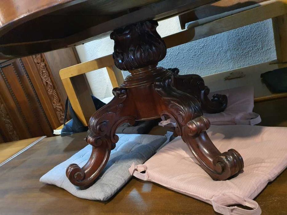 Ława drewniana lite drewno rzeźbiona stylowa elegancka FV DOWÓZ