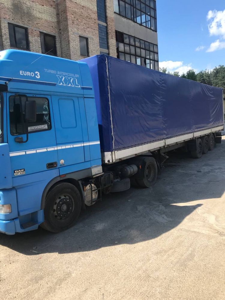 DAF XF 95 430, 2000 року. Надіійний тягач для довгих рейсів.