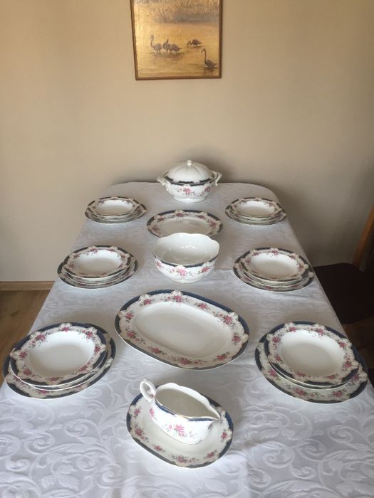 Ekskluzywna porcelana Zepter dla 12 osób (zestaw obiadowy i kawowy)