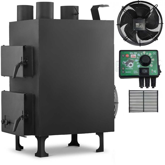 Piec nadmuchowy z nadmuchem dmuchawa nagrzewnica wentylator 20kW