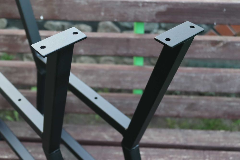 Zestaw Ogrodowy Bok Ławka Stół Noga METAL