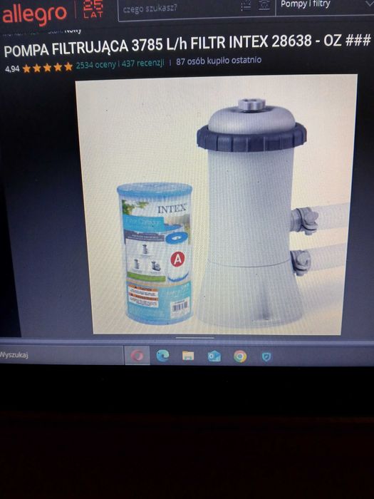 OKAZJA pompa do basenu