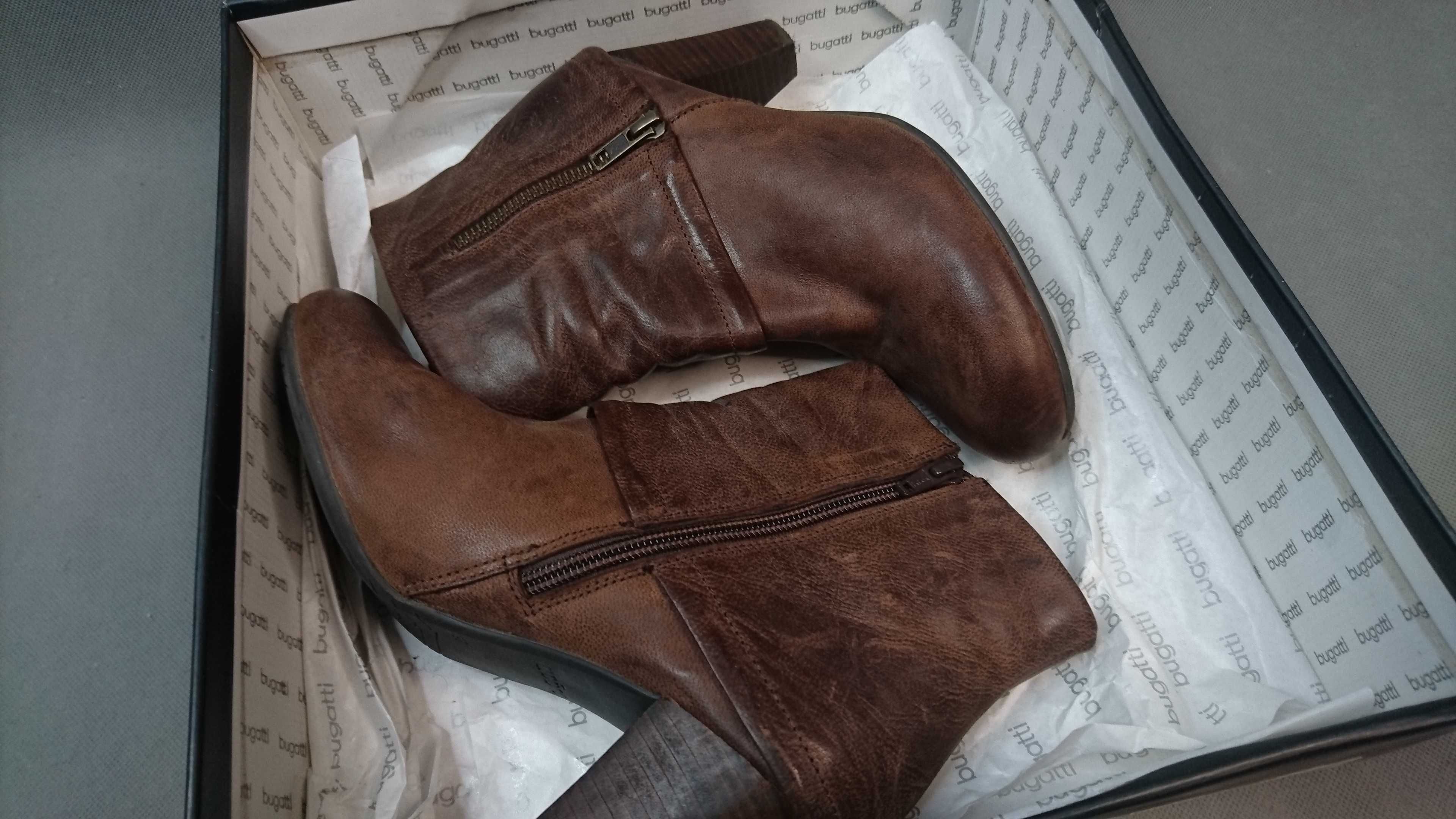 Buty Bugatti Selma Goat Tf Brown Boots R.38