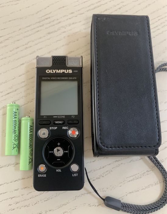 Диктофон Olympus DM DS-670 8GB Black.Как sony icd аудиоплееер