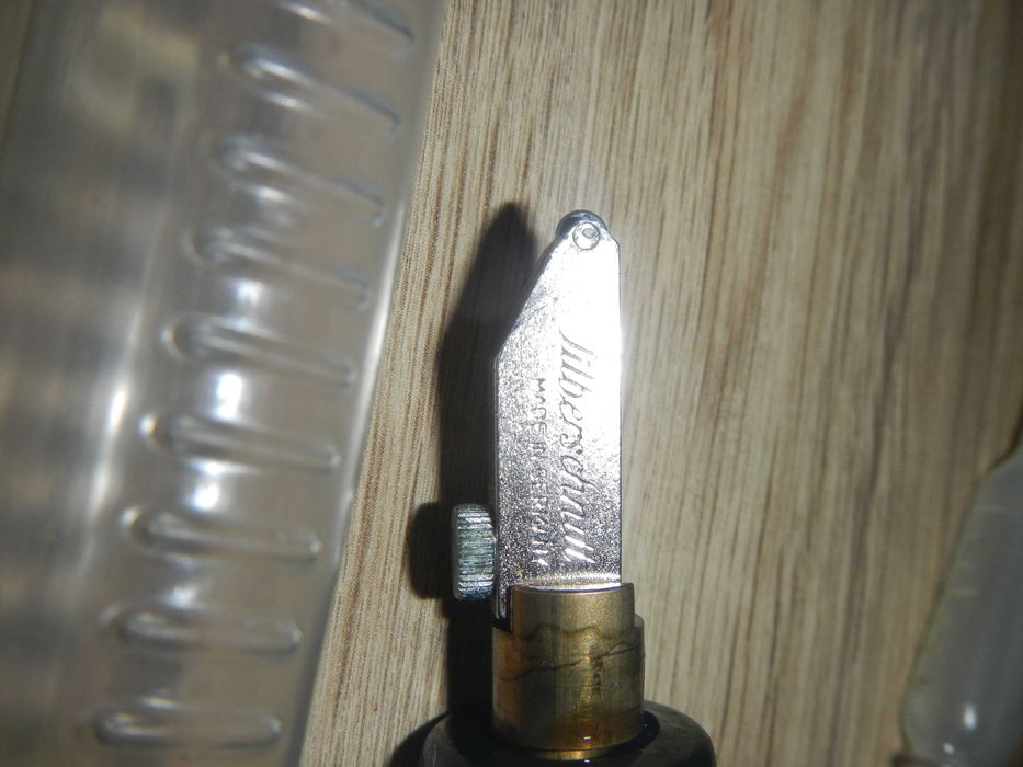 Nóż olejowy fiberschnitt do cięcia szkła z gumowym kołnierzem