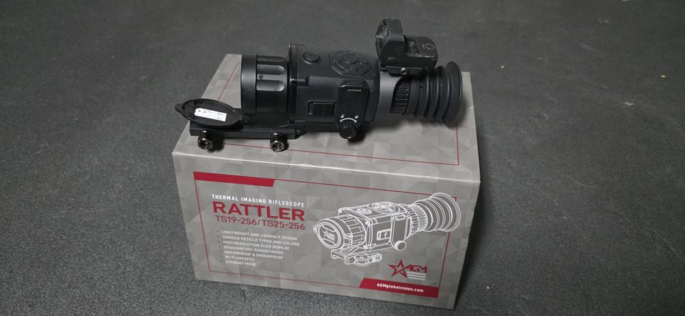 Mira Térmica AGM Rattler TS19-256 como nova, com extras