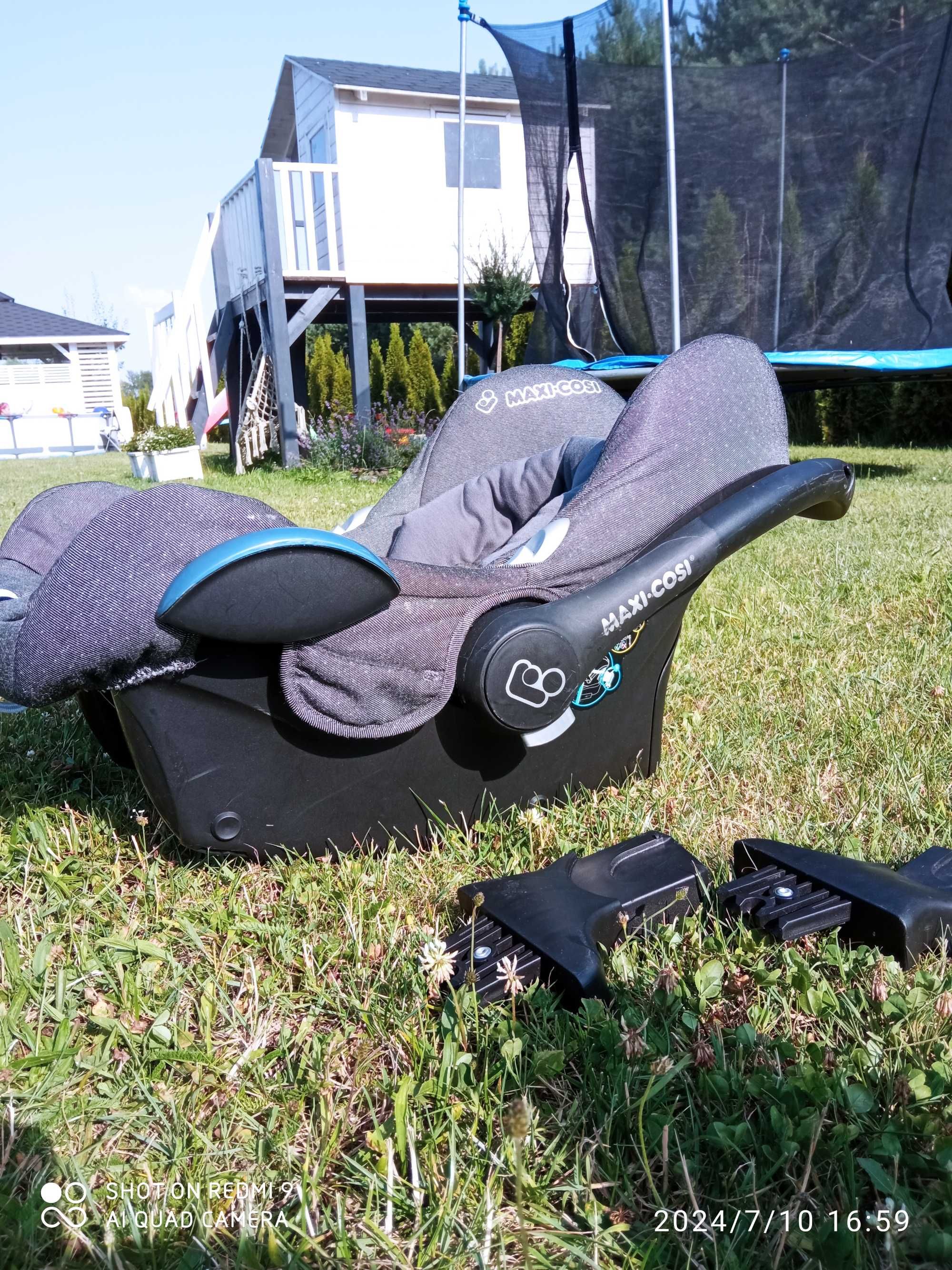 Wózek bebetto vulcano 3w 1 + fotelik maxi Cosi cabiofix