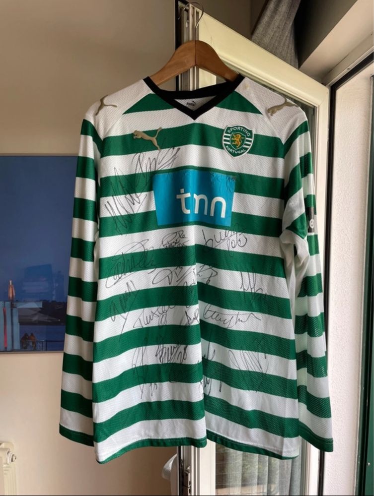 Camisola Oficial Assinada Sporting CP 2008/09