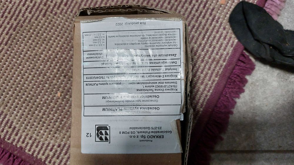 Baza ościeżnicy stała Stira Door czarny mat