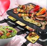 Raclette Grill Elektryczny KESSER Czarny 1200 W