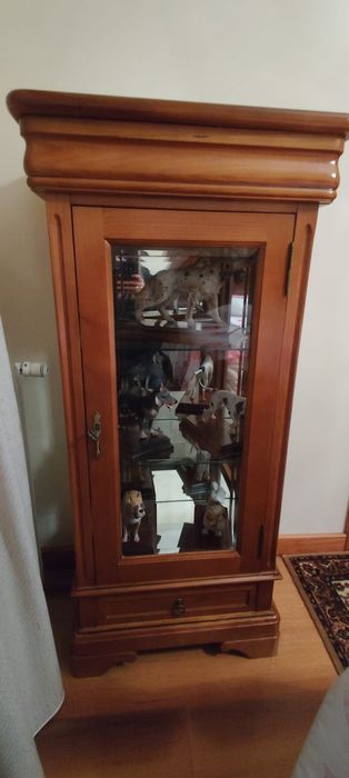 Vitrine madeira maciça
