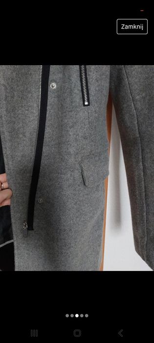 Nowy płaszcz bershka