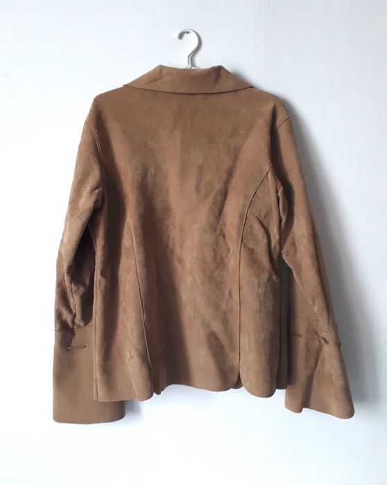 kurtka jesienna damska L/XL eko zamsz