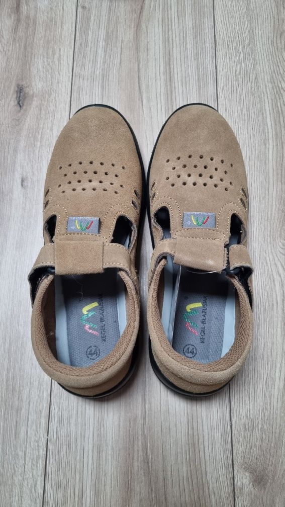 Sandały buty robocze S1P SRC Komfort KEGEL BŁAŻUSIAK brązowe nowe 44