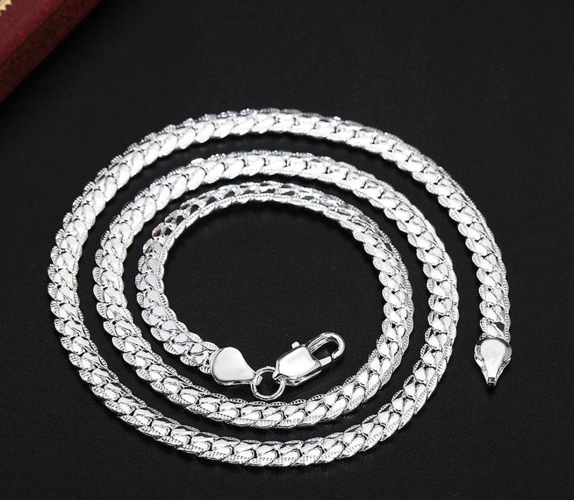 Срібний ланцюжок і браслет