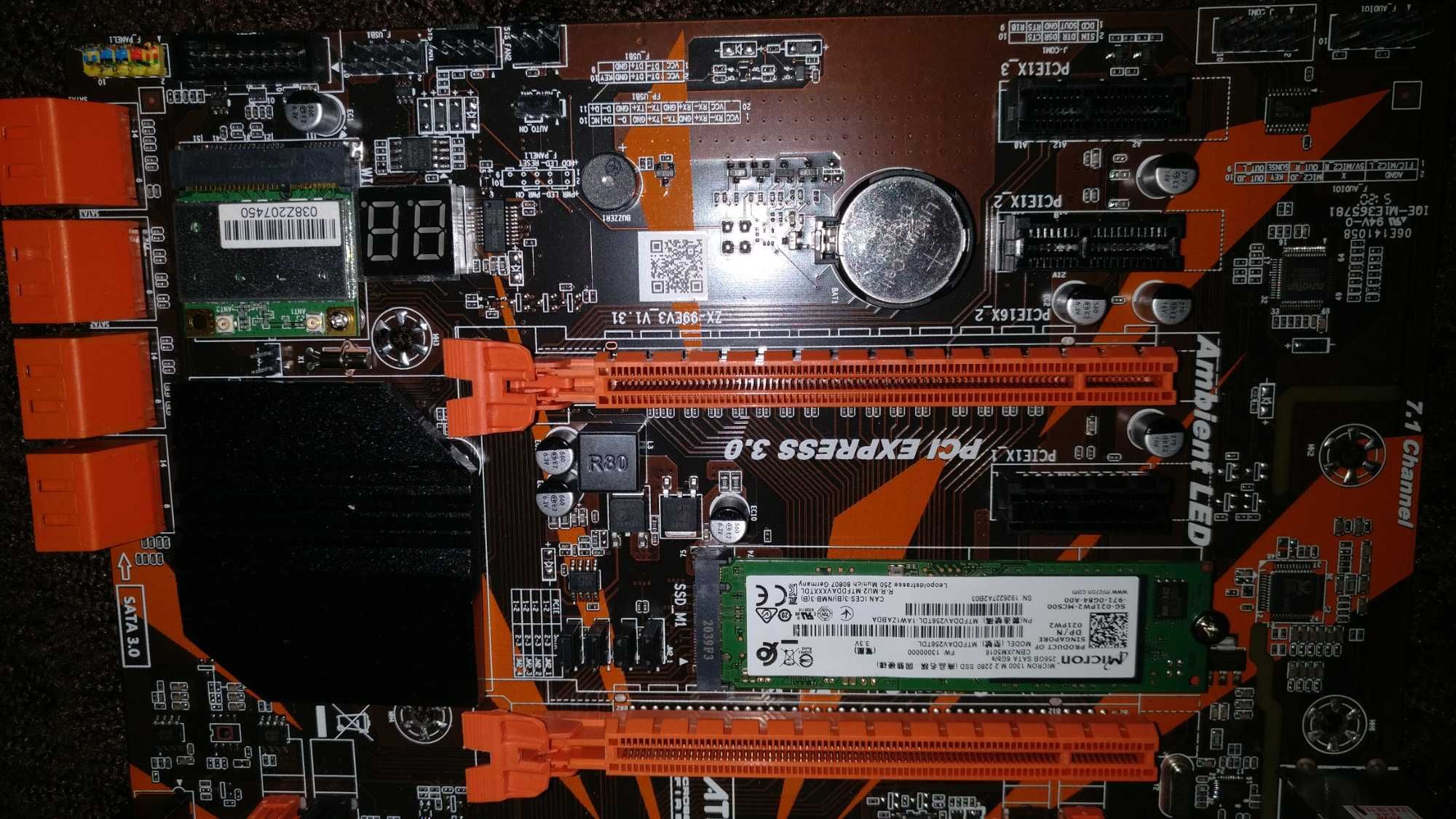 X99+Xeon E5 2620+ 16GB DDr 4 + Cooler