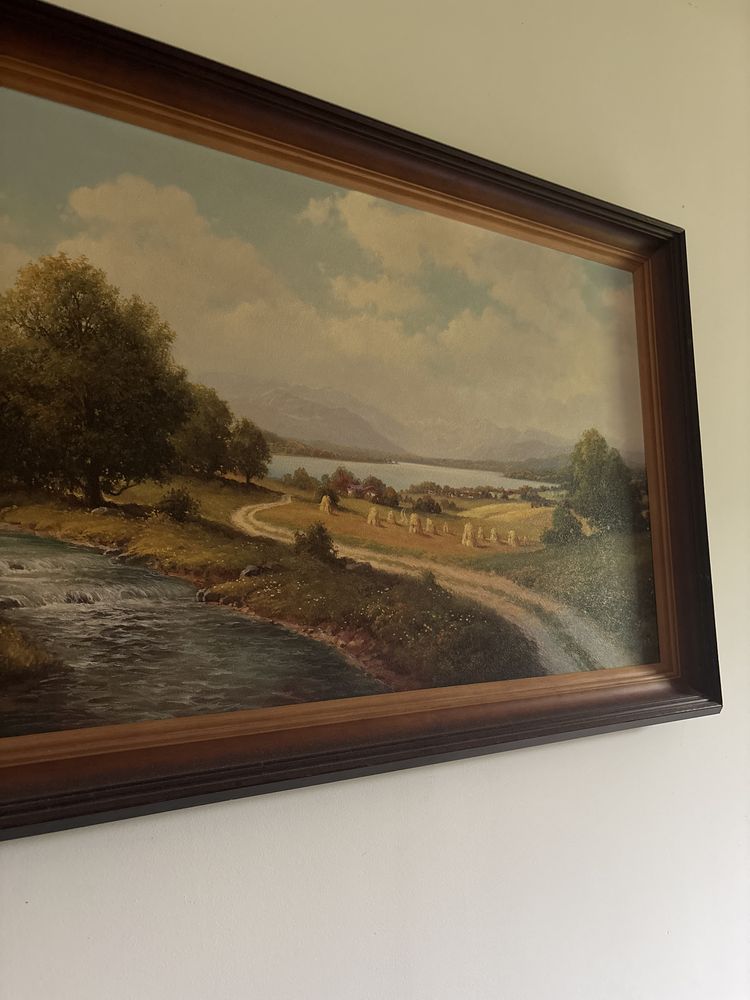 Krajobraz obraz natura wieś
