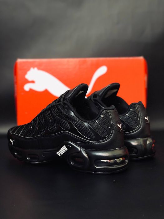 Puma кроссовки мужские черные / красовки Пума чорние / кросівки Пума