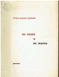 9698 As Vozes e os Muros - de Álvaro Manuel Machado / Autografado