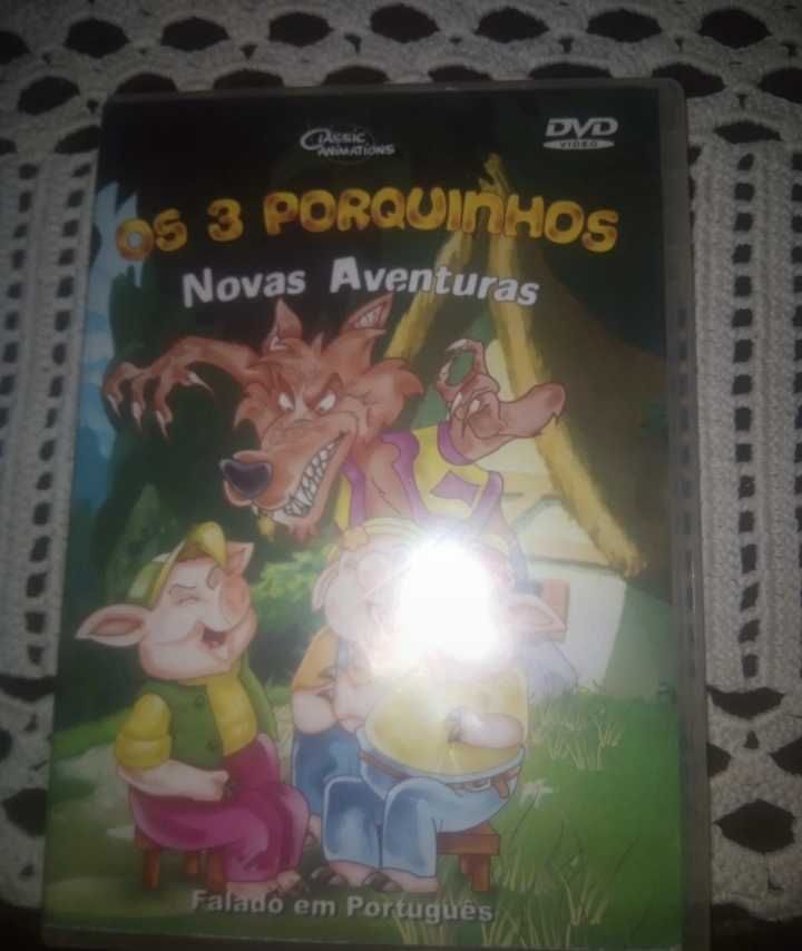 Vários DVDs de criança