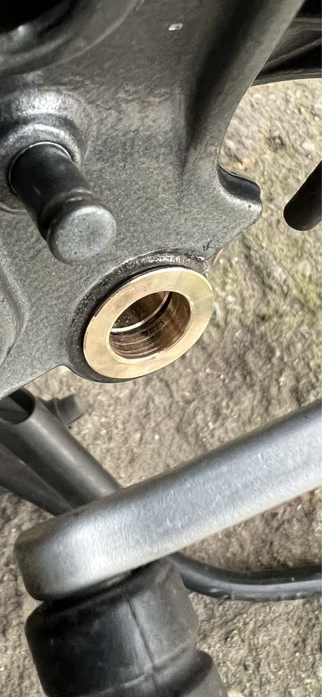 Tuleje z kołnierzem stopki bocznej BMW R 1200 GS