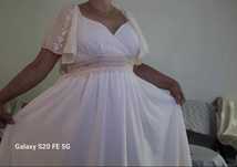 Szyfonowa, koronkowa sukienka plus size