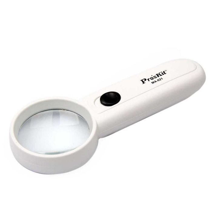 Lupa 3.5x Com Luz Led Proskit Ma-021 Ideal para Electronica