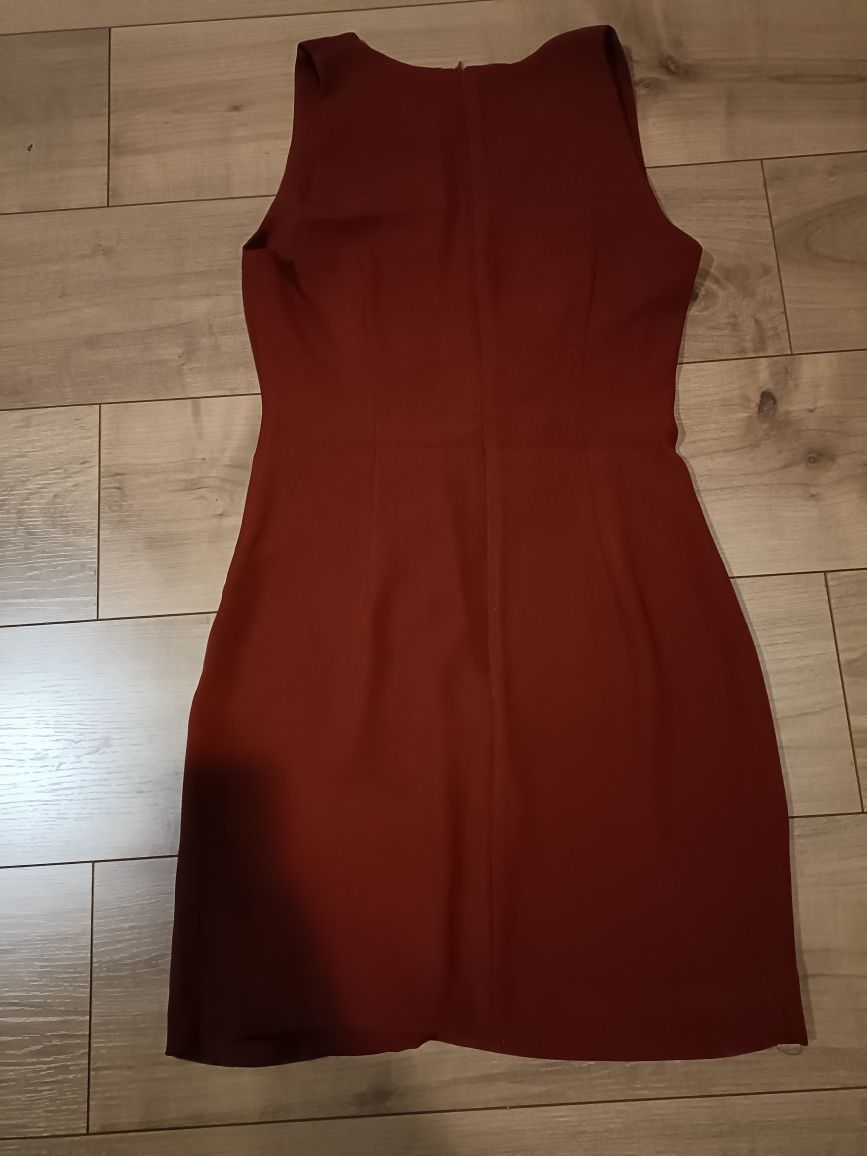 Vestido justo curto acetinado Sfera - Tamanho L