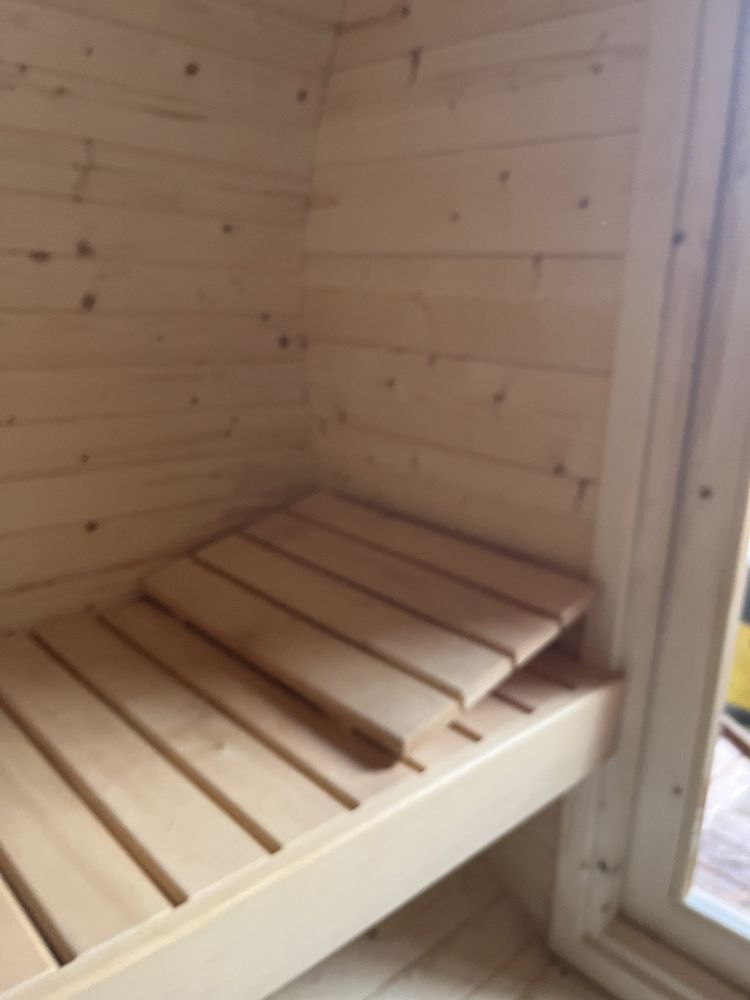Sauna Ogrodowa 230x235x350cm Beczka Bania