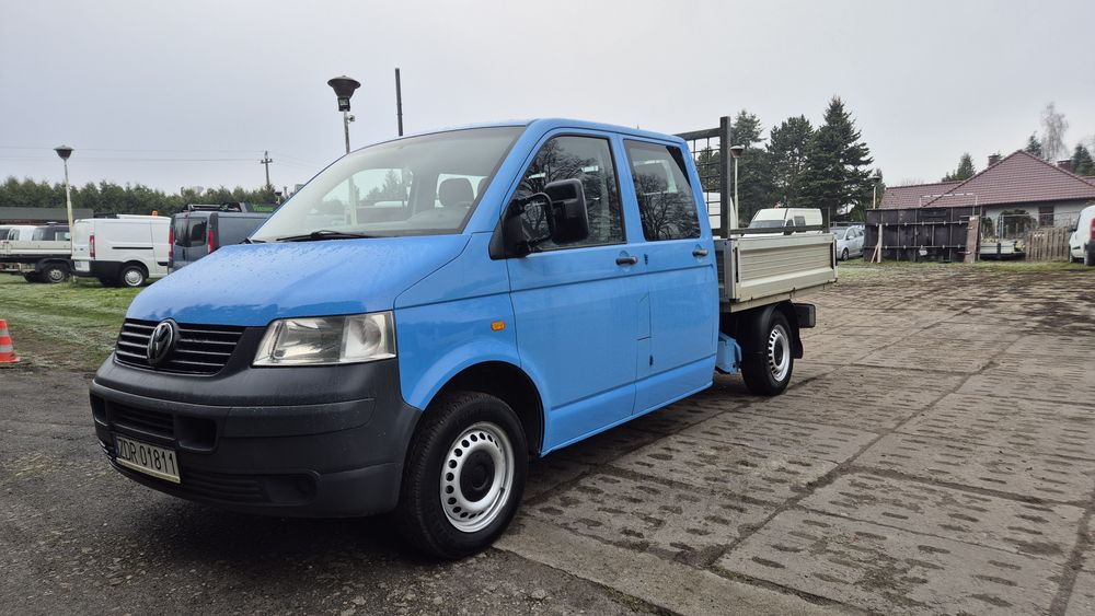 Volkswagen Transporter T5 doka 6 os brygadowka