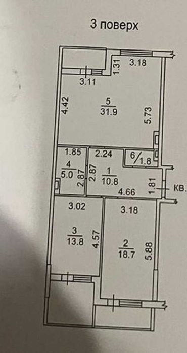 Госпрограммы. Продам 3 комнатную в сданном ЖК "Таировские Сады"