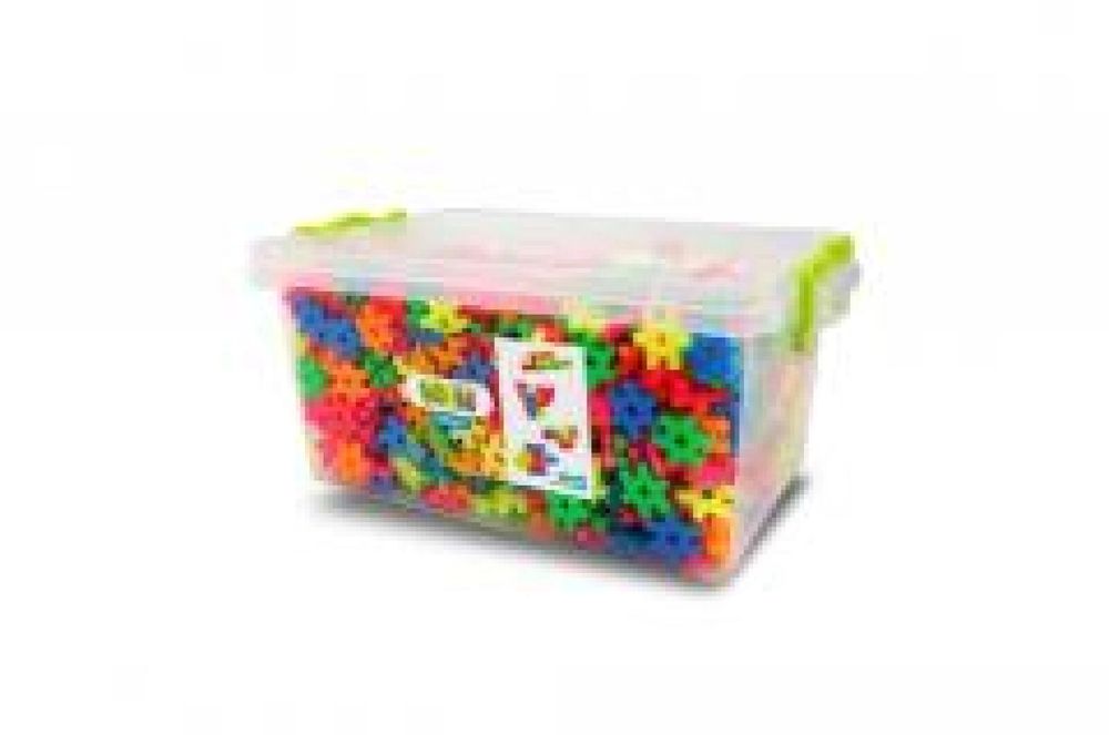 Klocki Meli Basic Neon Edu 1200szt pudełko,200x309 mm