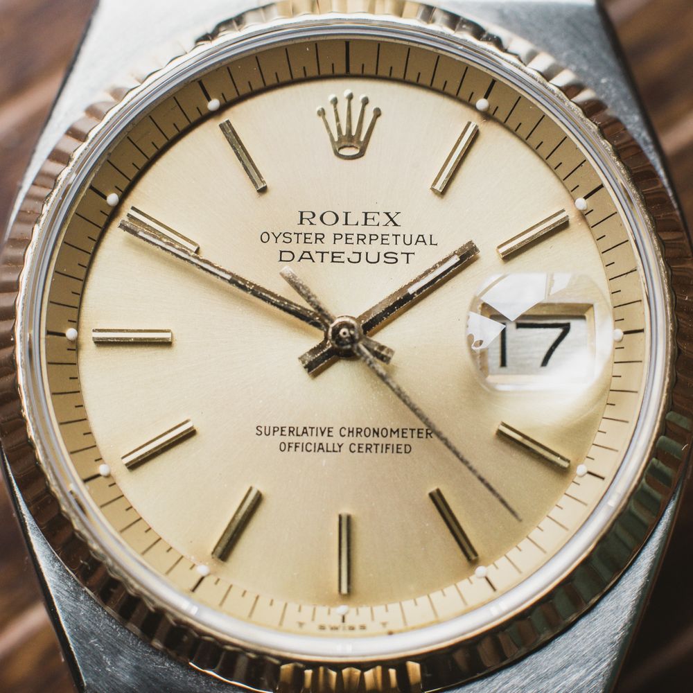 Relogio vintage ROLEX Oyster Perpetual Datejust “RARE BIRD” - ref.1630