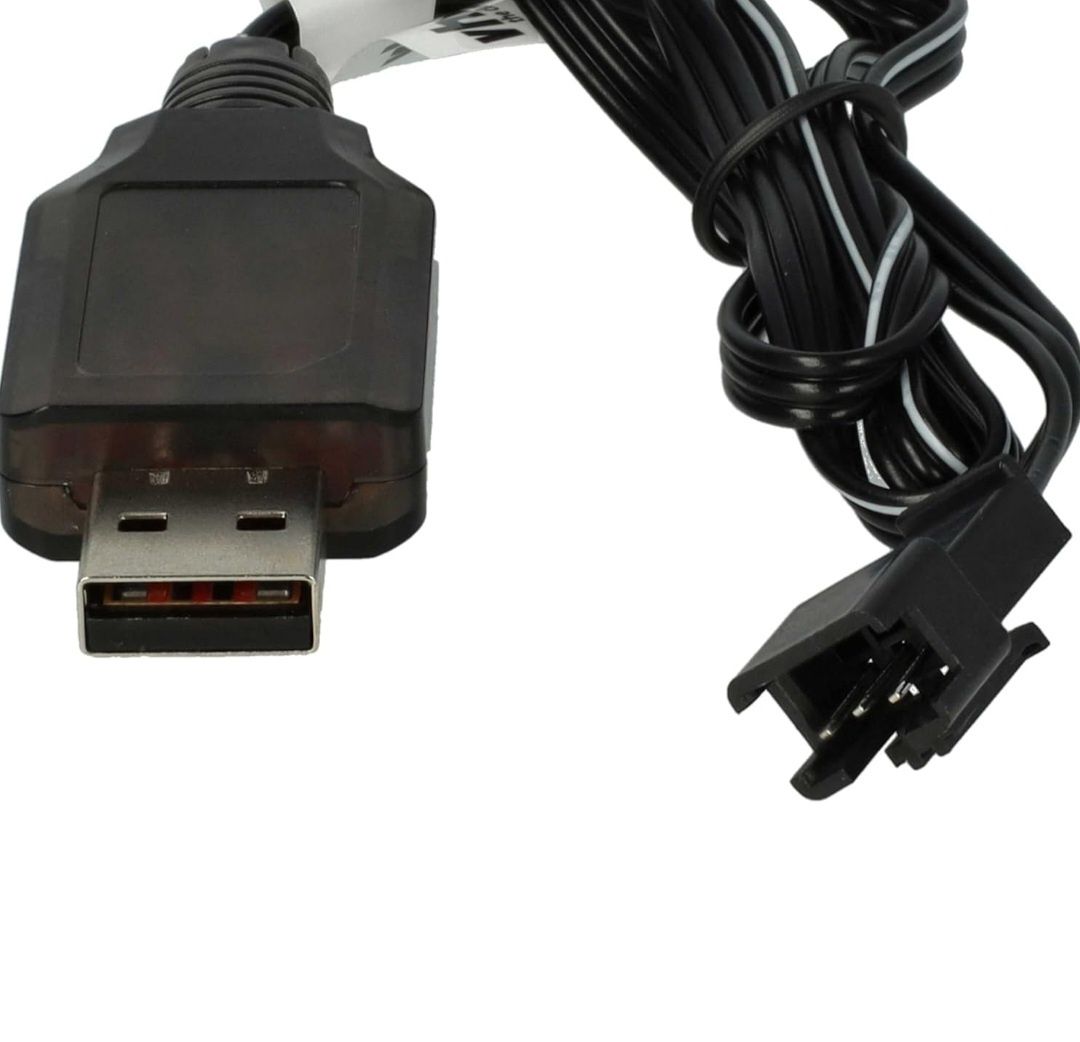 vhbw Kabel do ładowania USB do akumulatorów RC ze złączem SM-3P