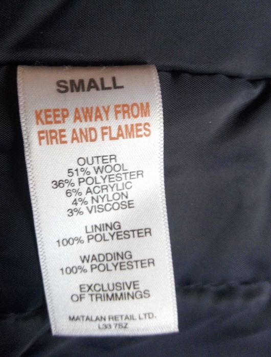 Чорне чоловіче пальто розмір S на 44