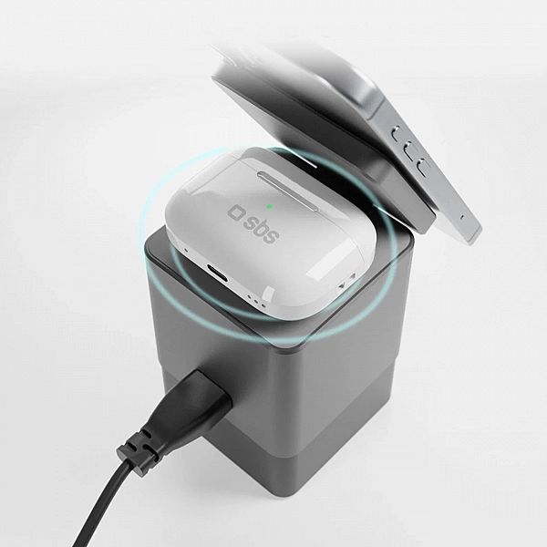 Stacja ładująca SBS Power Dock 6w1 z MagSafe, podstawką i kablami USB-
