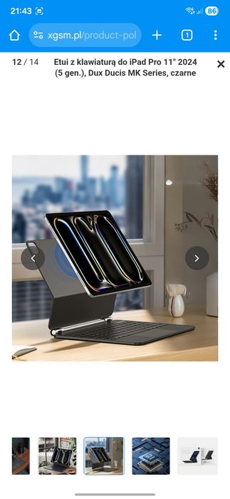 Etui magnetyczne iPad pro 11 m4