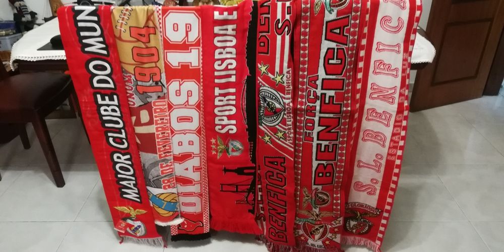 15 Cachecóis do Benfica Vintages