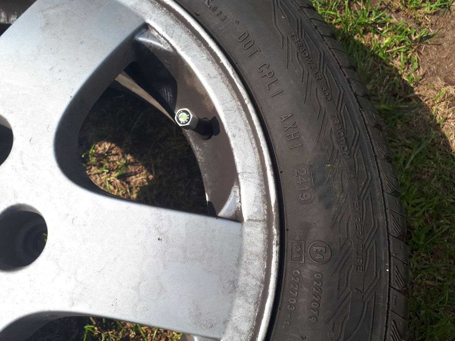 Диски Skoda Fabia з шинами