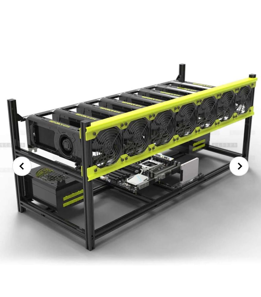 Estrutura Rig Vedda V3C 8 GPU