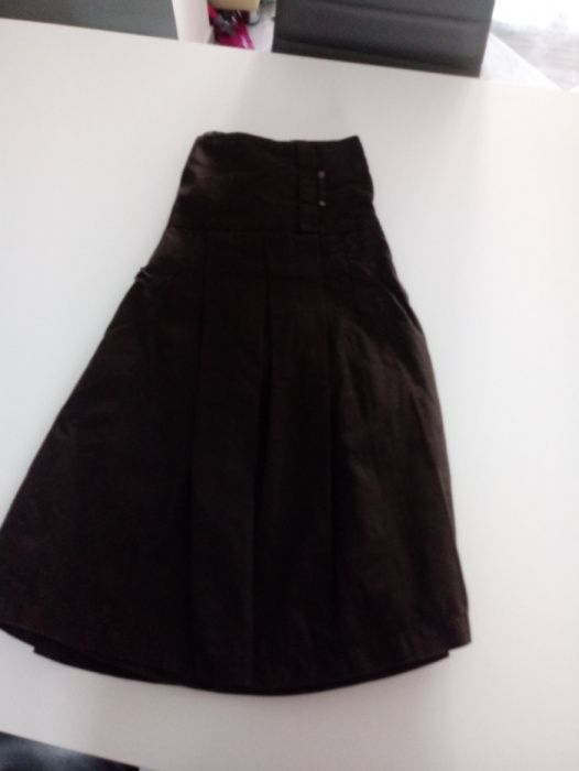 brązowa spódnica ( grubsza) vero moda 40