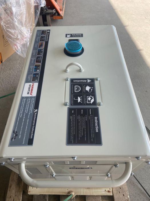 Тихий дизельний генератор YARMAX 7 кВт 1/3 фази