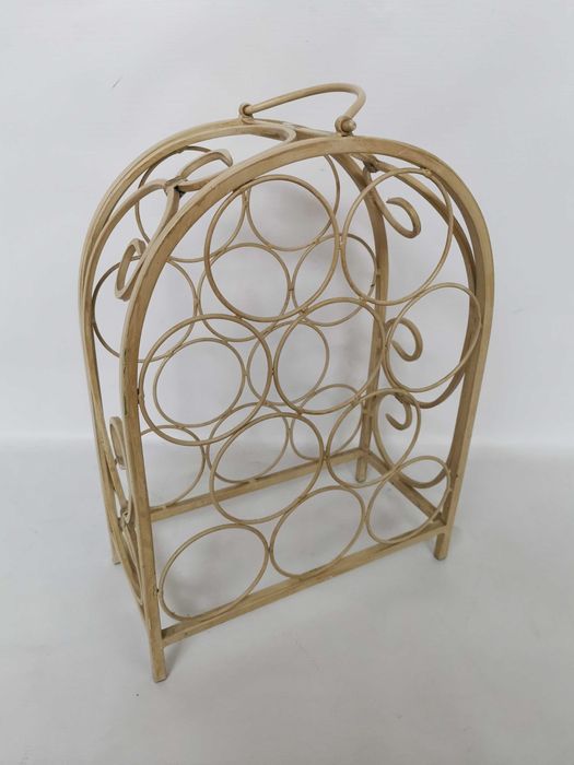 półka na wino metalowa STELAŻ METALOWY gięty 17x34x44