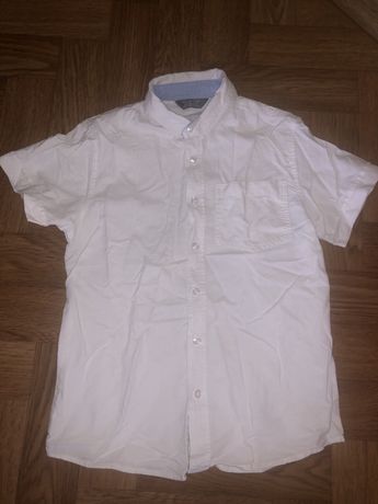 Рубашка белая Primark 7-8-9 лет 128-134