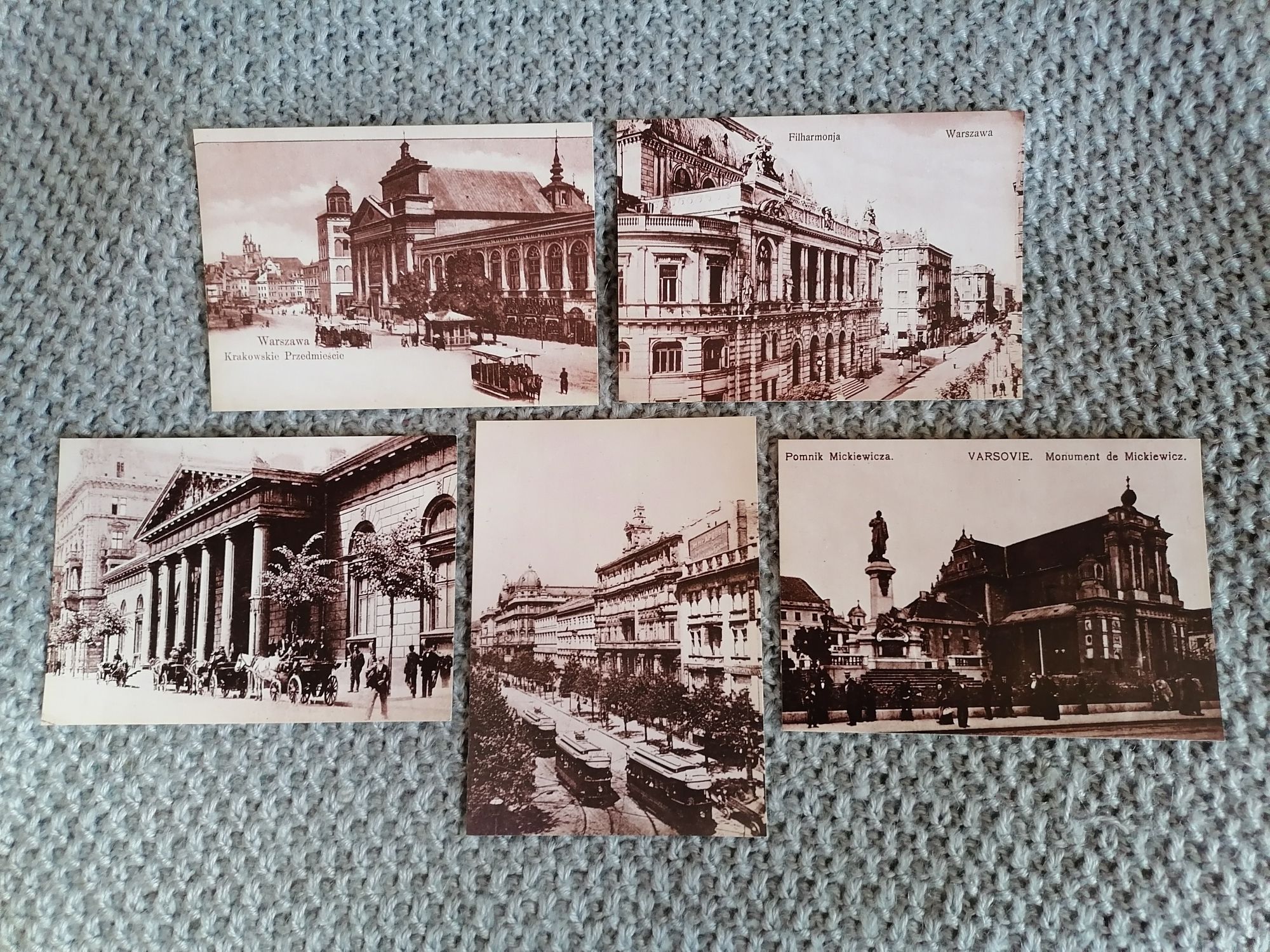 Warszawa w pocztówkach z początku XX wieku pocztówki prl