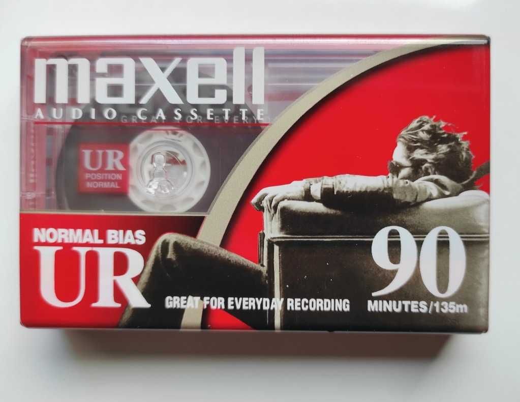 Kaseta magnetofonowa Maxell UR90 (Nowa)