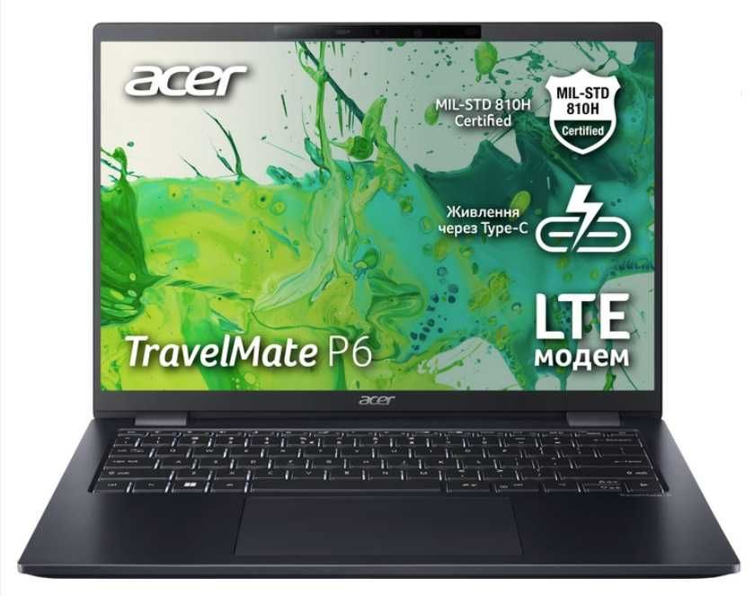 Acer TravelMate P6 TMP614-52-55AF  14дюймів  16/512  5G зв'язок  1кг