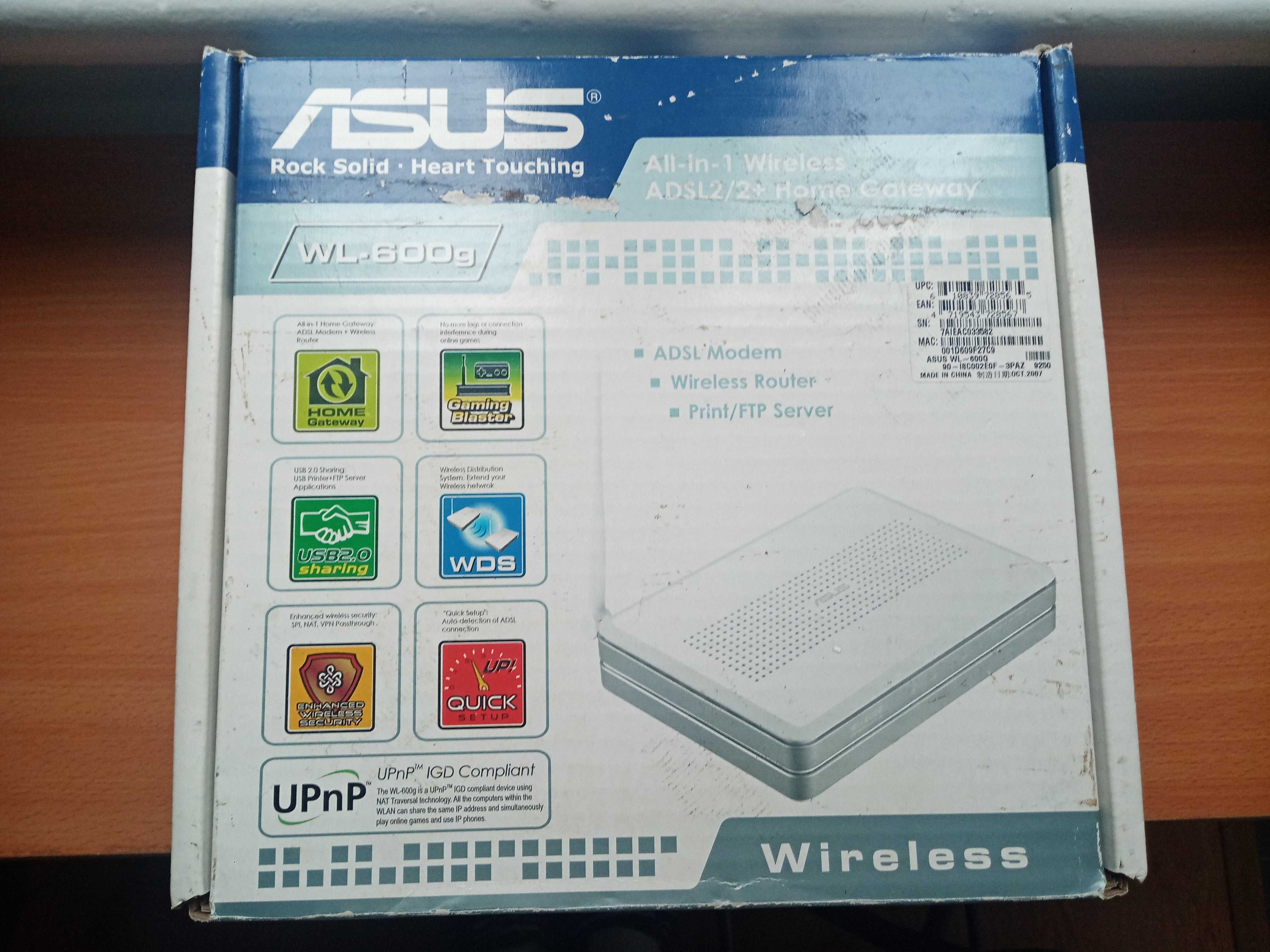 Router Asus WL-600g