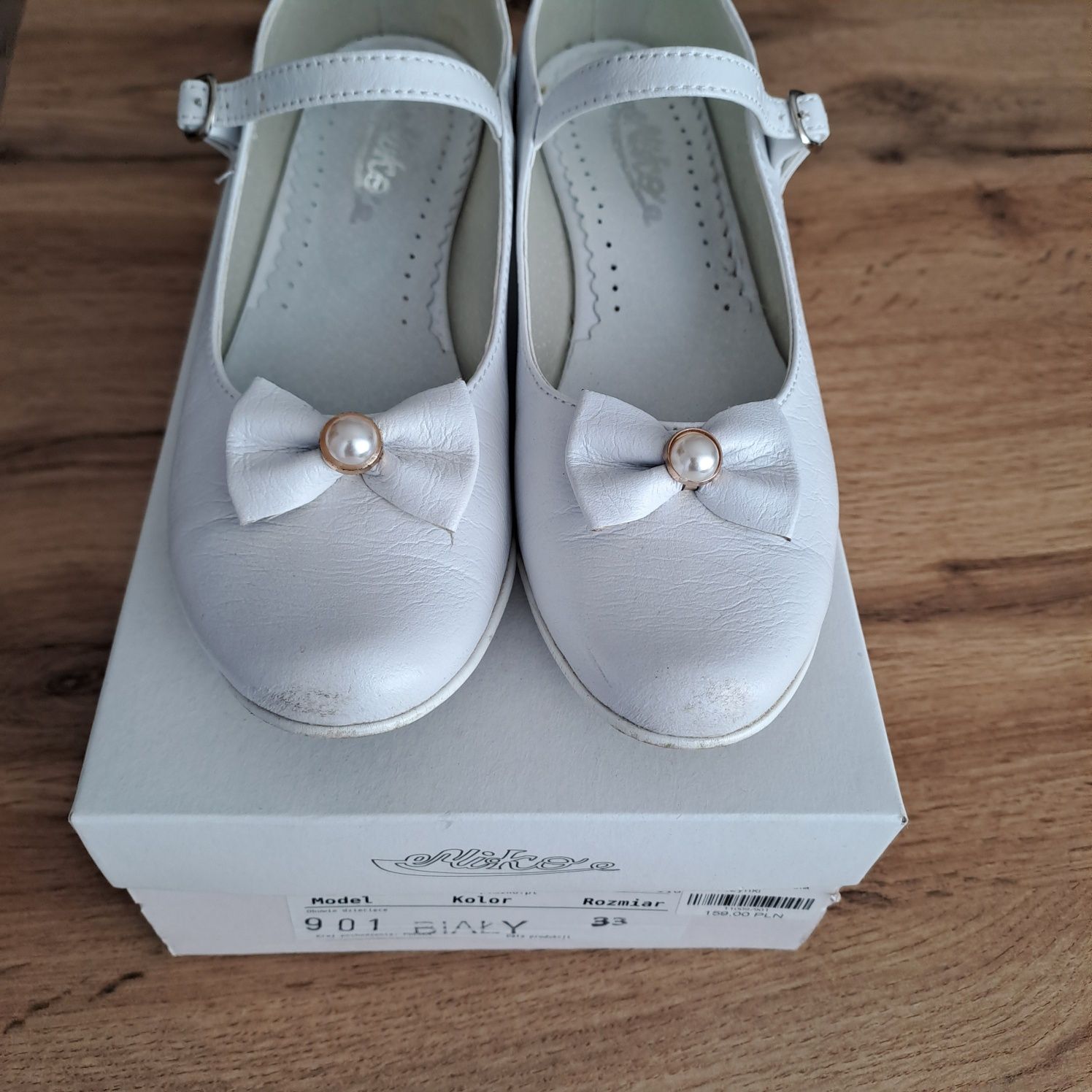 Buty komunijne dla dziewczynki rozm. 33